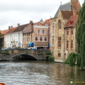 View towards Wollestraat and the statue of Sint-Jan Nepomucenus